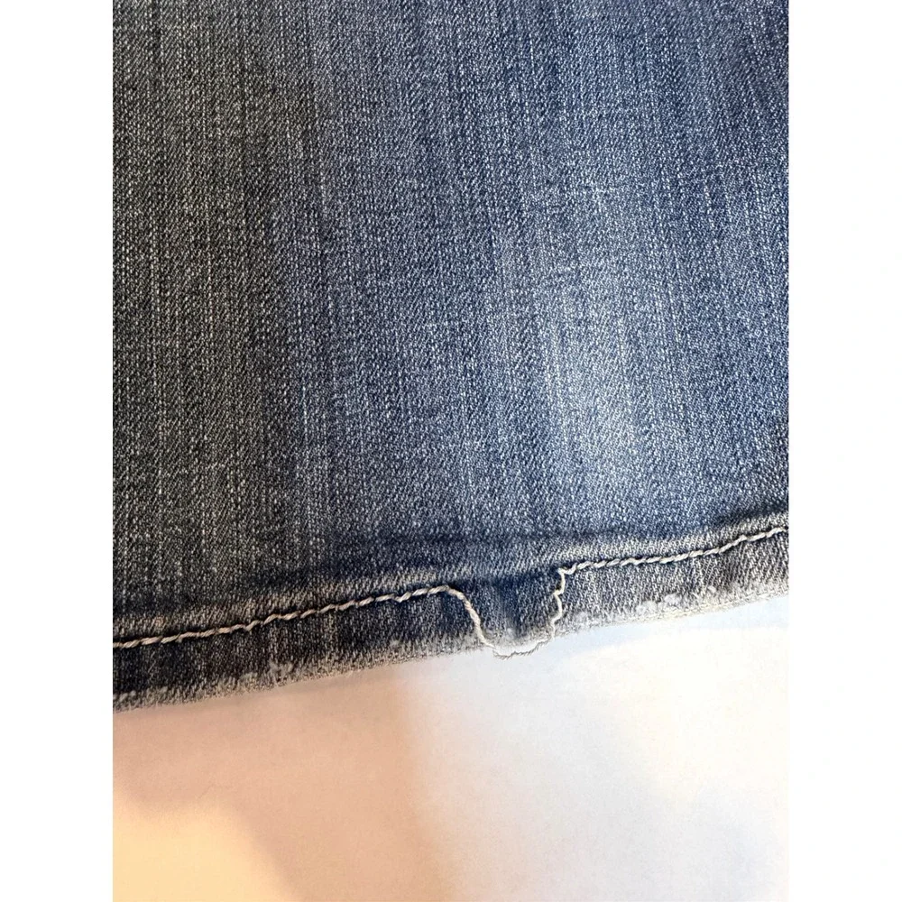 Miss Me Bootcut Jeans Blue Embroidered Crystal Embellished Size 29 - Picture 12 of 14
